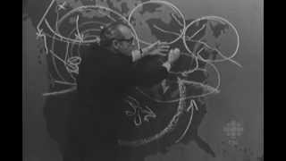 Weatherman Percy Saltzman amp his famous chalk 1967 CBC Archives  CBC [upl. by Nicolais]