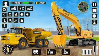 Real City Construction Simulator 3D  City Road Builder Excavator Trucks  Android Gameplay [upl. by Bard]