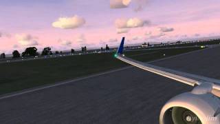 Sunset take off at San Francisco FSX [upl. by Crane]