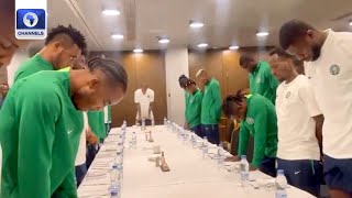 We Will Win AFCON Trophy For You Super Eagles Pay Tribute To Deceased Fans [upl. by Thomson]