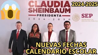 Nueva Fecha de Inicio de Clases Secretaria de Educación Agosto 20242025 [upl. by Flemings]