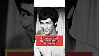 Do you know which opponent Bruce Lee is most afraid of celebrity brucelee entertainment usa [upl. by Anerbes612]