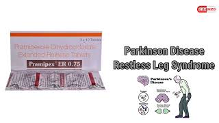 Pramipexole tablet in hindi  Pramipex er 075 tablet uses dose [upl. by Zelma375]