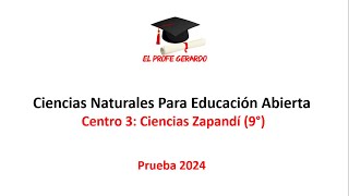 Ciencias Zapandí  Centro 3 2024 [upl. by Ayifa]