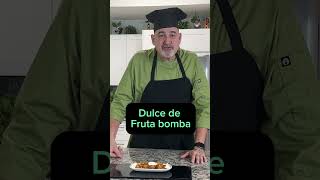 The secret behind making Dulce de fruta bomba verde [upl. by Eidnam]