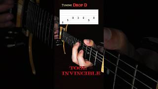 Play it easy Tool  Invincible  Intro Cover Tab tool invincible tab easyguitar [upl. by Jurkoic214]