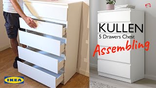 IKEA KULLEN 5 Drawers Chest Assembly [upl. by Krystalle539]