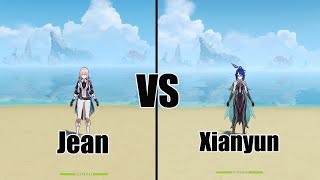 THE BEST Healer  Xianyun VS Jean  Genshin impact [upl. by Notfa441]