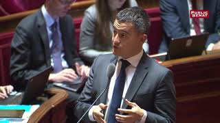 Heures sup  Gérald Darmanin défend le principe de lexonération des cotisations salariales [upl. by Immac]