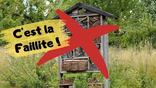 Ninstallez pas dhôtels à insectes sur votre balcon [upl. by Eitsud]