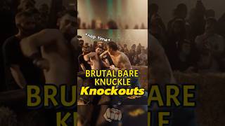 BRUTAL Bare Knuckle KNOCKOUTS How do they survive 😱😫 knockouts bkfc fights bareknuckle [upl. by Enyrehtak]