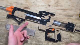 Totally DeckedOut Talon Claw  Best Upgrades  Nerf Blasters [upl. by Cut559]