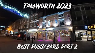 Tamworth Town Centre Night Walk Around High Street amp Drinking Areas  Friday Night 29th December 23 [upl. by Ardnassak]