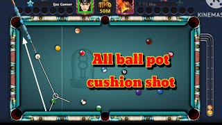 8ballpool cushion shot All ball trick shot 8ball pool trick shot big match 8ballpool viralvideo [upl. by Yaker]