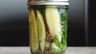 How to Make Perfect Homemade Dill Pickles  SAM THE COOKING GUY [upl. by Reichel]