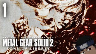 🔴 Worlds WORST Stealth Gamer Continues  Metal Gear Solid 2 Sons of Liberty  Part 1 [upl. by Razatlab]