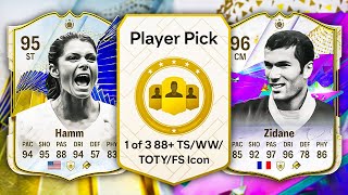 UNLIMITED 88 ICON PLAYER PICKS 😱 FC 24 Ultimate Team [upl. by Zil]