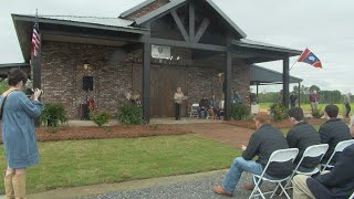 Ribboncutting event held for new Jones College Livestock Show Barn [upl. by Errised]