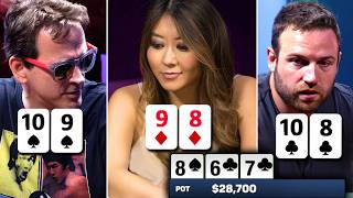 The Wettest Flop Ever  Maria Ho Phil Laak amp Dan OBrien Monster Poker Pot [upl. by Dearr]