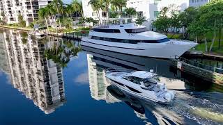 Boats Watching  Sunrise drawbridge Fort Lauderdale Florida USA ASMR relaxing venkatesanada sounds [upl. by Lorie82]