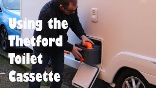 Emptying amp Using the Thetford Cassette Toilet [upl. by Duwad]