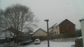 Live Snow Cam North West England Penrith Cumbria [upl. by Attalanta]