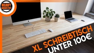 XL Schreibtisch für 100€ selber bauen  für Anfänger [upl. by Waugh586]