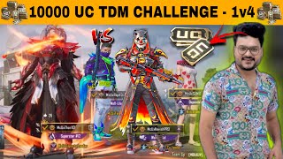 1v4 TDM CHALLENGE FOR 10k UC  CLAN VS THOR GAMING 1v4 [upl. by Pavlish]