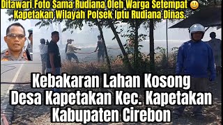 Kebakaran Lahan Kosong di Kapetakan Kabupaten Cirebon Warga dan Damkar Berhasil Padamkan Api [upl. by Atikahc]