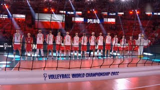 Poland National Anthem  Volleyball World Championship 2022 Final [upl. by Robenia934]