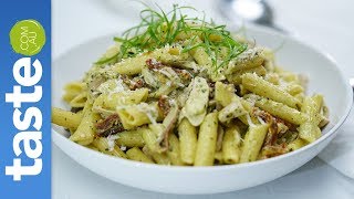 Creamy chicken pesto pasta  tastecomau [upl. by Eissirk]