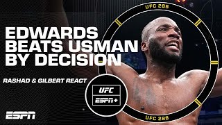 Reaction to the scoring of Leon Edwards’ win vs Kamaru Usman at UFC 286  UFC Post Show [upl. by Llirrehs204]