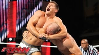 Cody Rhodes vs Antonio Cesaro Raw July 1 2013 [upl. by Leanard]