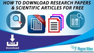 How to Download Research Papers and Scientific Articles for free [upl. by Caiaphas]