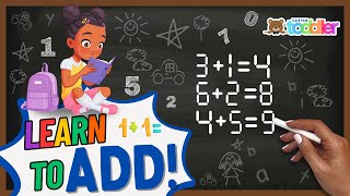 Learn How to Add Simple Addition with Pictures Preschool Kindergarten First Grade Adding [upl. by Zetrom391]