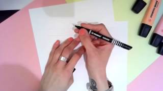 STABILO Facebook LiveHand Lettering mit Tanja quotFrau Höllequot Cappell am 14032017 [upl. by Gillette]