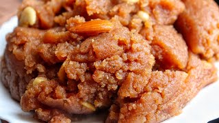 perfect atta halwa recipe  Wheat flour halwa recipe  amma food [upl. by Treblig]