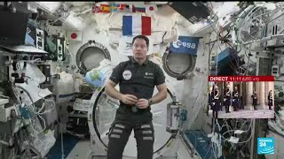 Lastronaute Thomas Pesquet de retour sur Terre • FRANCE 24 [upl. by Anyd]