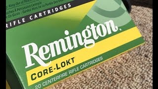 300 Winchester Magnum 150gr PSP Remington R300W1 CoreLokt Velocity Test [upl. by Leibman]