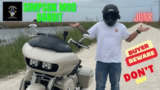 Reasons why you shouldn’t buy this Helmet Simpson Mod Bandit Review [upl. by Petr]