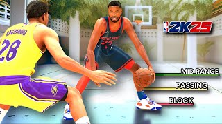 My ATHLETIC MIDRANGE POINT FORWARD Build is a DREAM on NBA 2K25 [upl. by Anuska]