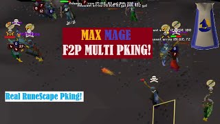 This is How You Multi PK with Max Mage  F2P Pking [upl. by Niras]