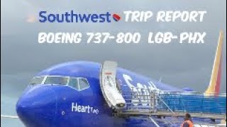 TRIPREPORT  Southwest Airlines 737800  LGB Long Beach  PHX Phoenix First Trip Report [upl. by Daphne720]