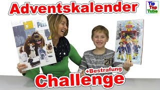 ADVENTSKALENDER CHALLENGE Pets und Feuerwehrmann Sam  mit lustiger Bestrafung  TipTapTube Kinder [upl. by Ayerdna]