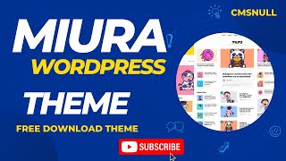 Mura – WordPress Theme for Content Creators free download [upl. by Nonnahs967]