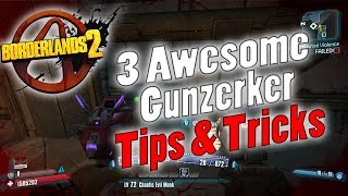 Borderlands 2  3 Awesome Gunzerker Tips amp Tricks [upl. by Ellennoj]