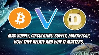 Max Supply Circulating Supply and Marketcap how it relates and why it matters [upl. by Onil]