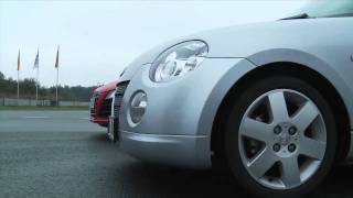 Daihatsu Copen vs Audi R8 Spyder  200m Sprint [upl. by Aihsiyt]