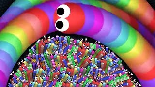 Slitherio AI 200000 Score Epic Slitherio Gameplay [upl. by Dnalyk]