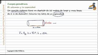 Cuerpos Geométricos Volumen y capacidad [upl. by Pelage915]